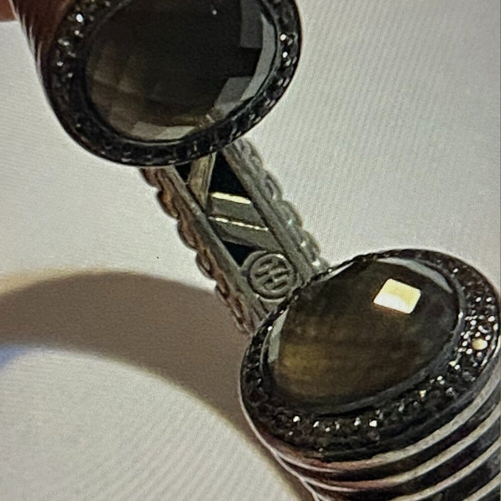 John Hardy Smoky Quartz Batu Bedeg Kick Bracelet - Picture 2 of 13